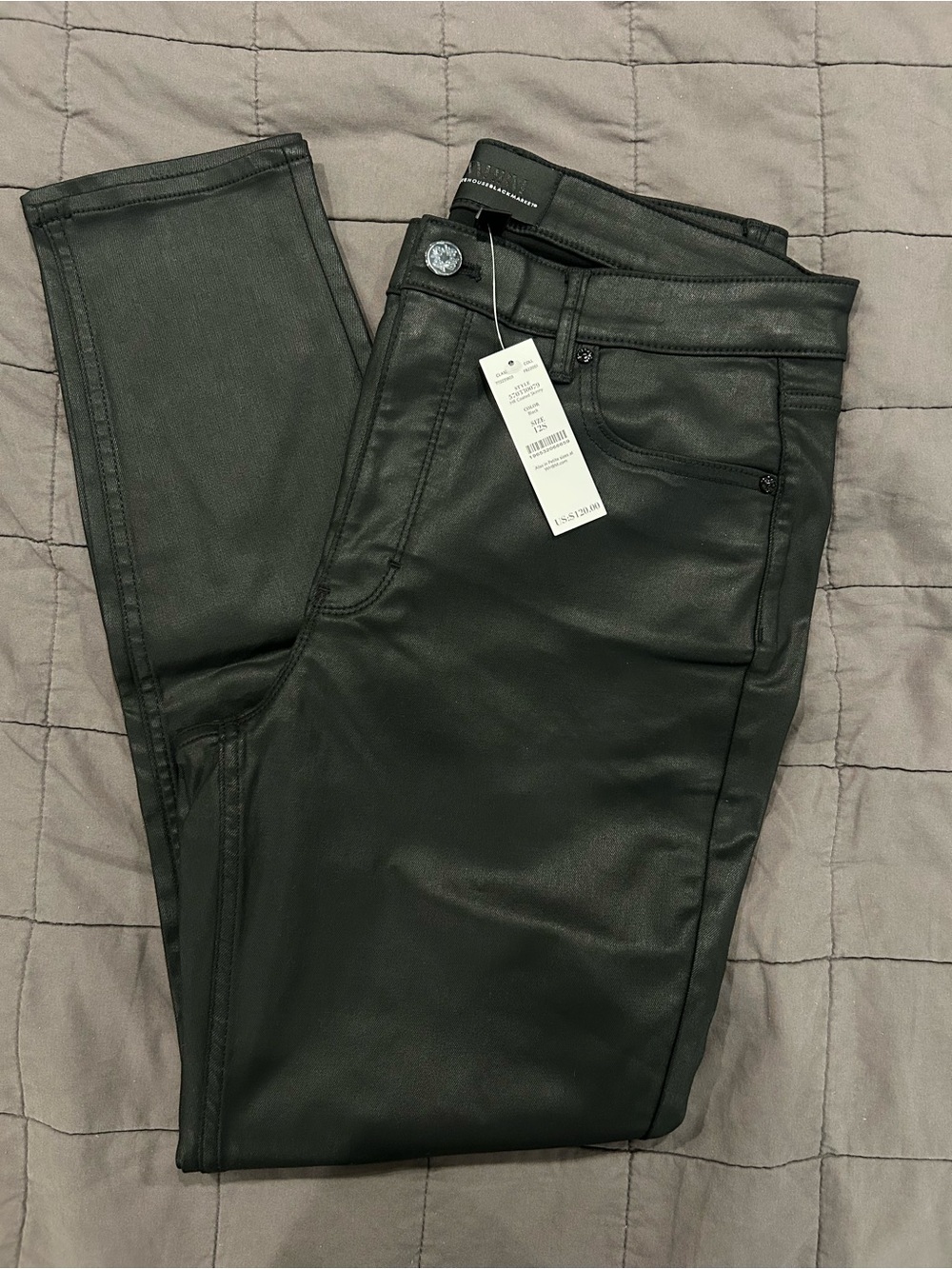White House Black Market HR Coated Skinny Jeans